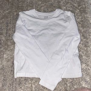 White long sleeve girls shirt